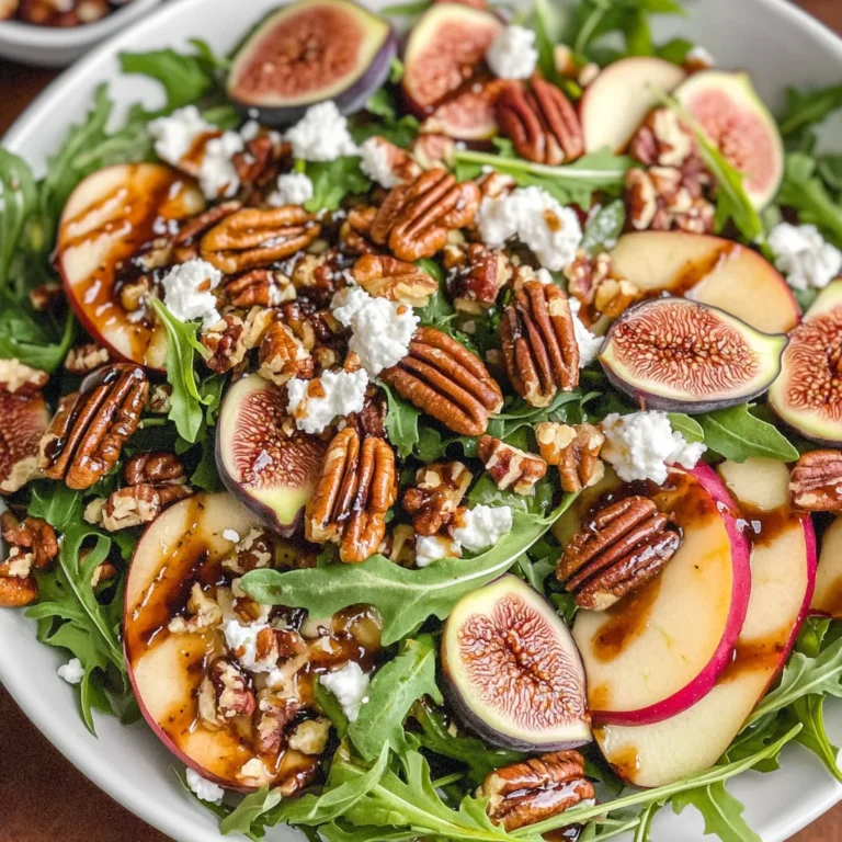 Apple Arugula Salad With Maple Pecans