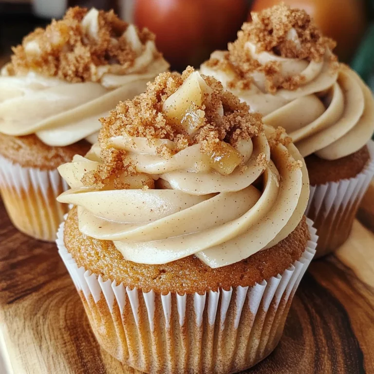 Apple Crumble Cupcakes