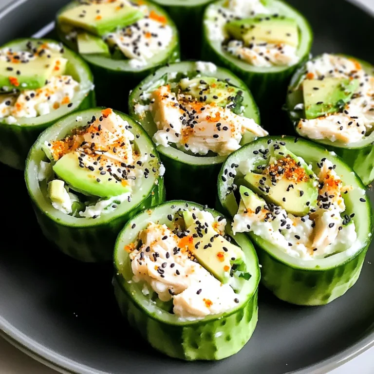 Best Chicken Salad Cucumber Roll Ups