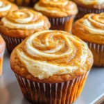 Best Swirled Pumpkin Cream Cheese Muffins