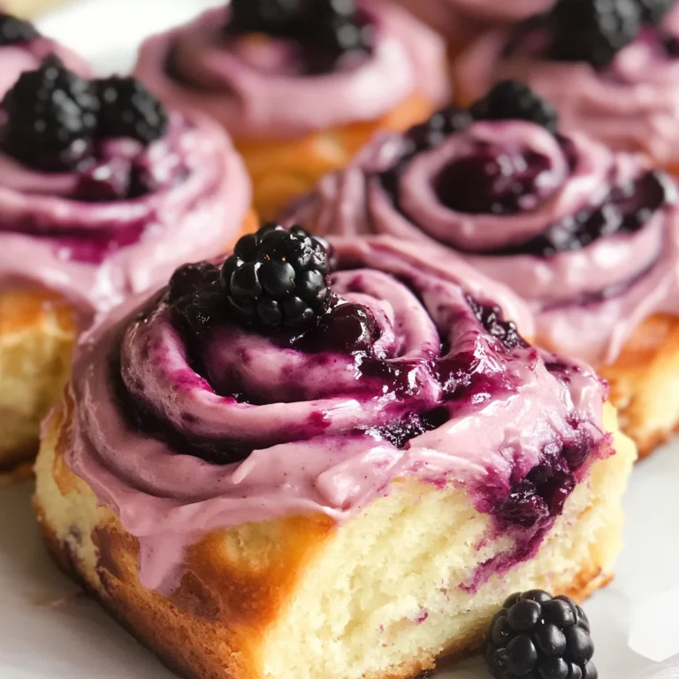 Blackberry Cinnamon Rolls