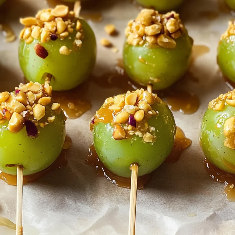 Caramel Apple Grapes