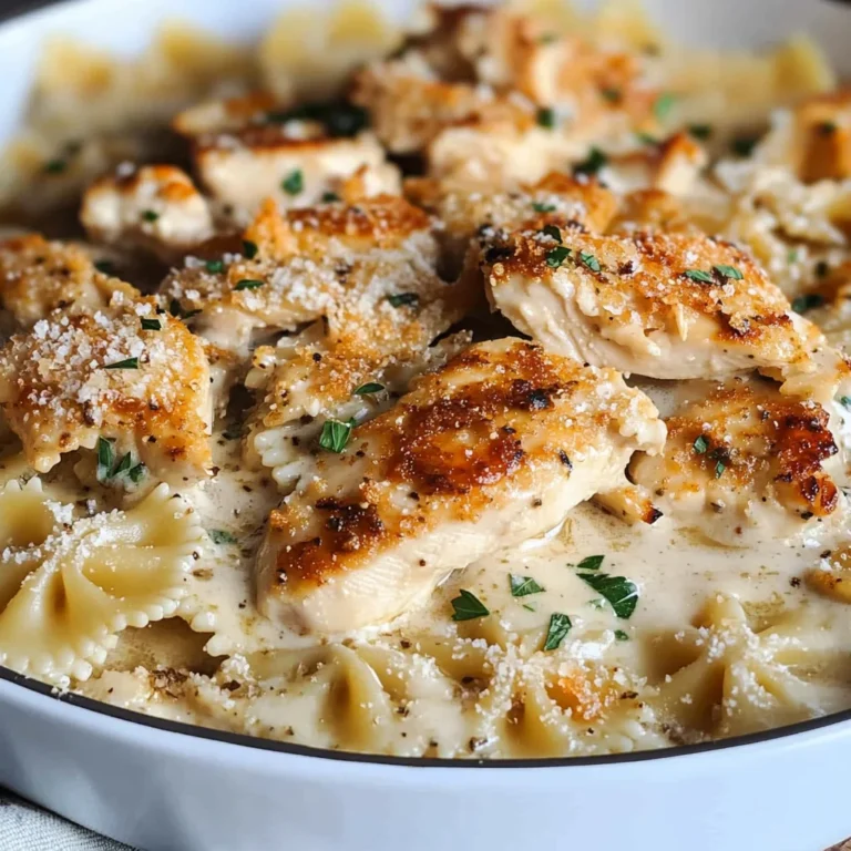 Chicken Garlic Parmesan Pasta