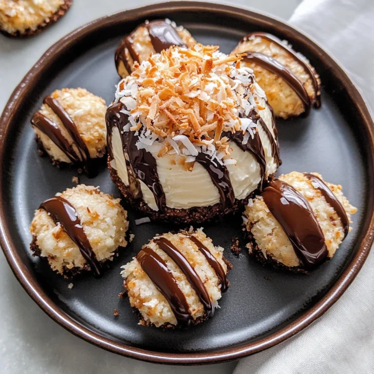 Coconut Dome with Chocolate Spread