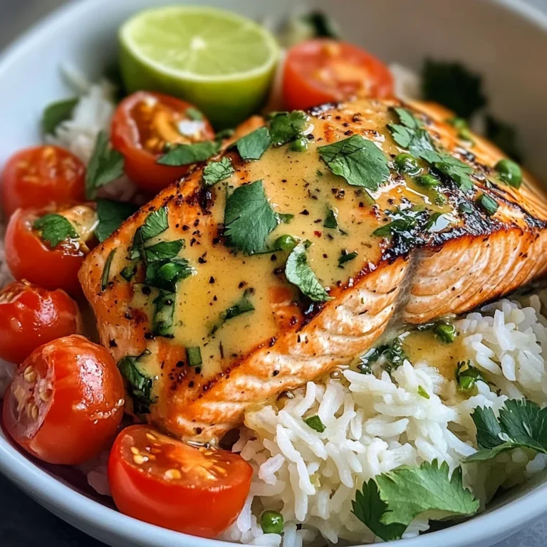 Coconut Lime Salmon with Jasmine Rice