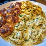 Creamy Cajun Chicken Tortellini in Garlic Mozzarella Sauce