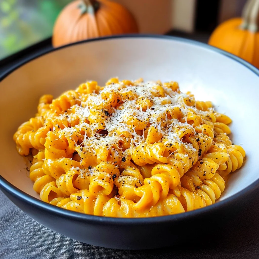 Creamy Parmesan Pumpkin Pasta