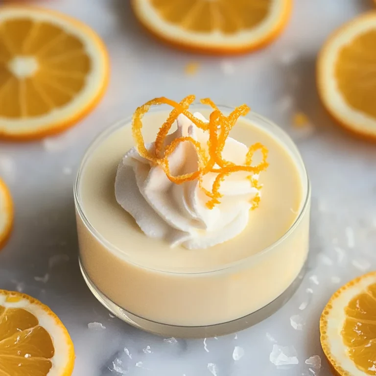 Creamy White Chocolate Orange Mousse
