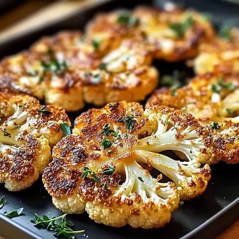 Crispy Baked Cauliflower Steaks: An Amazing Ultimate Recipe