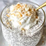 Easy Coconut Chia Pudding Recipe (Coconut Raffaello)