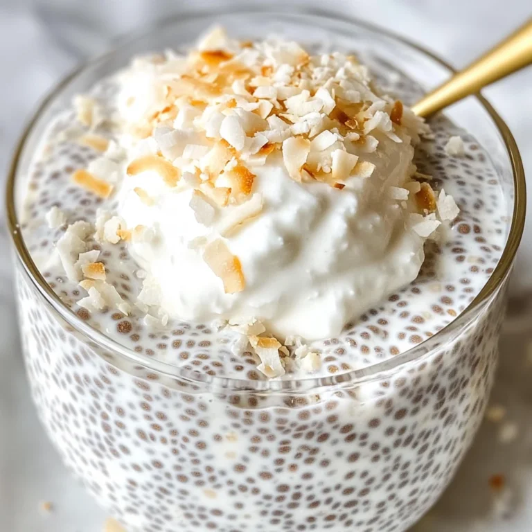 Easy Coconut Chia Pudding Recipe (Coconut Raffaello)