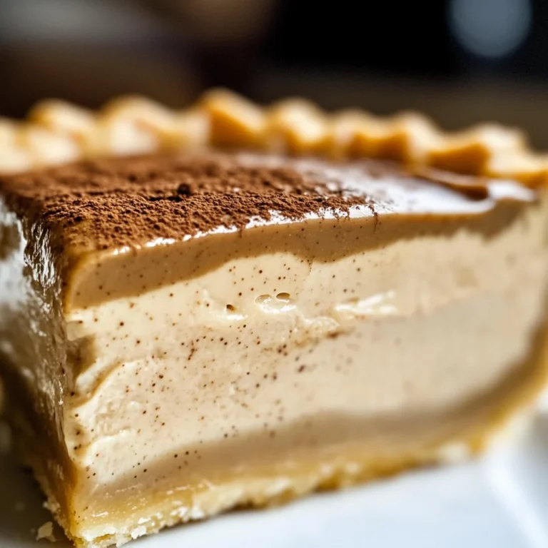 Espresso Custard Pie