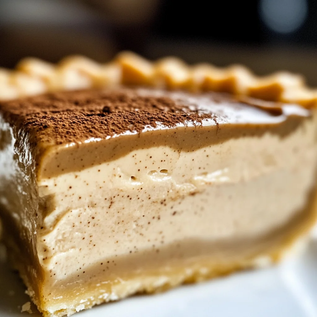 Espresso Custard Pie