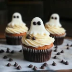 Halloween Cupcakes: Ghost Cupcakes