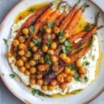 Honey Harissa Carrots With Whipped Feta