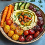 Roasted Veggie and Hummus Bowl