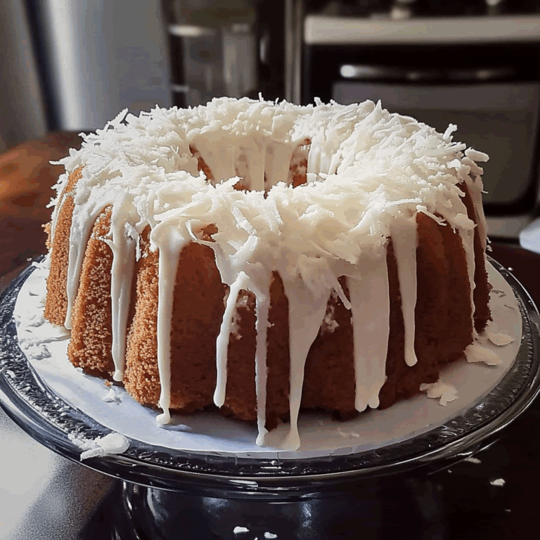 Coconut Cream Pound Cake