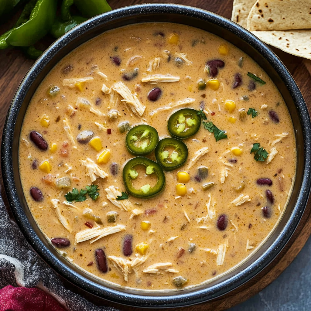 Creamy Chicken Taco Soup