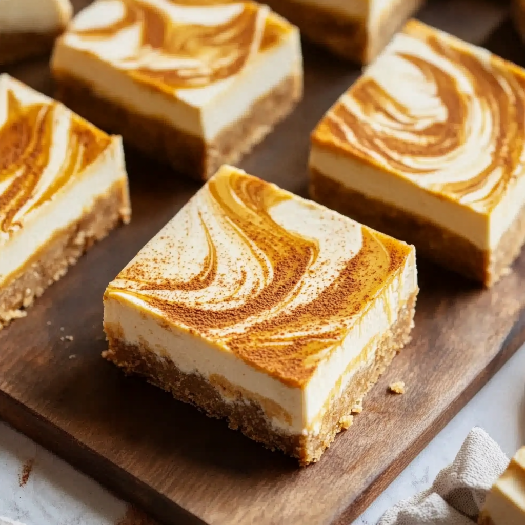 Pumpkin Spice Cheesecake Bars (Easy and Creamy)