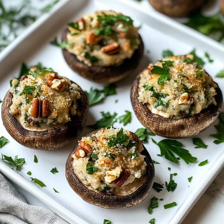 Best Christmas Stuffed Mushrooms