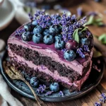 Blueberry Chocolate Lavender Dream Cake