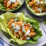 Buffalo Chicken Lettuce Wraps