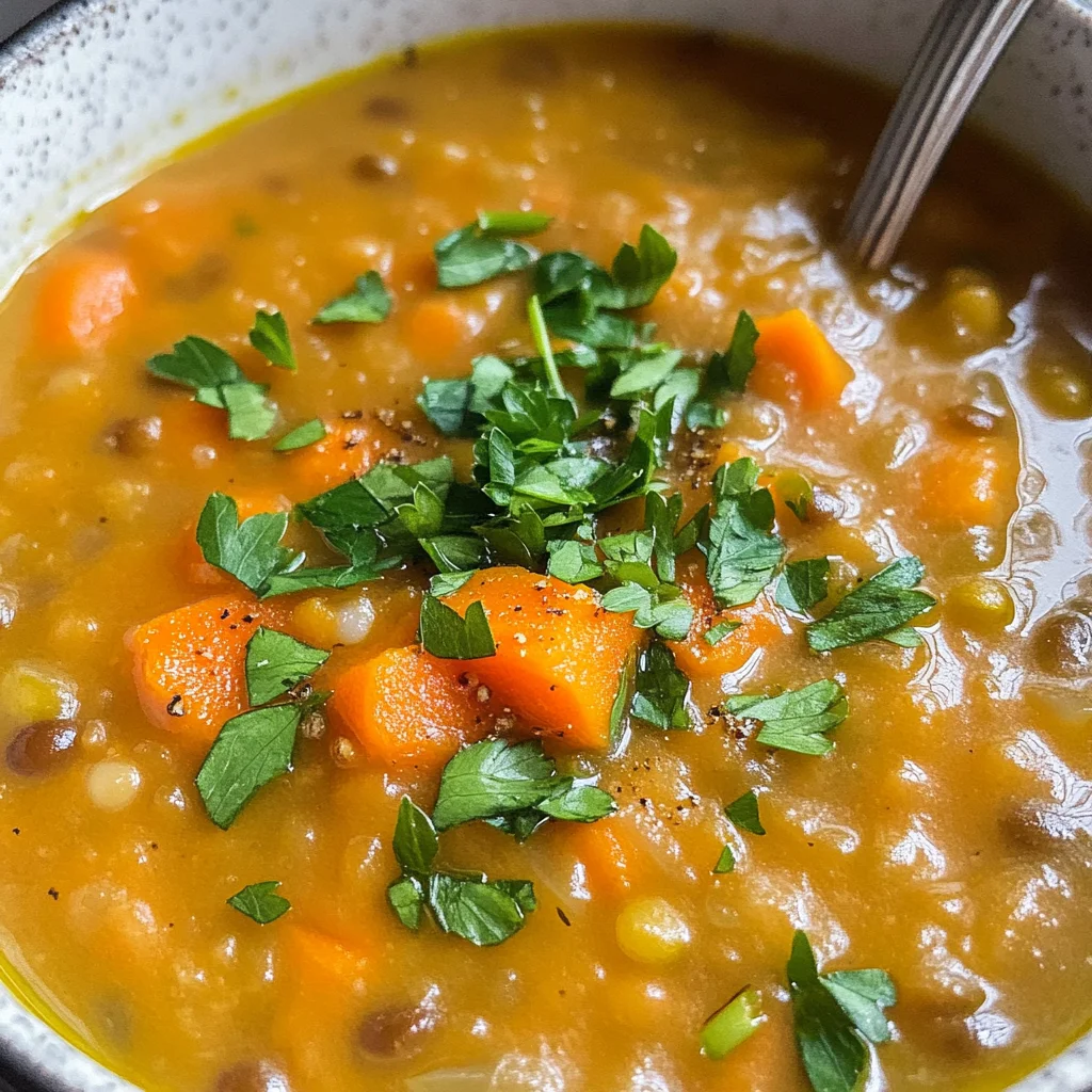 Carrot and Lentil Soup