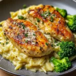 Creamy Chicken Broccoli Orzo Recipe