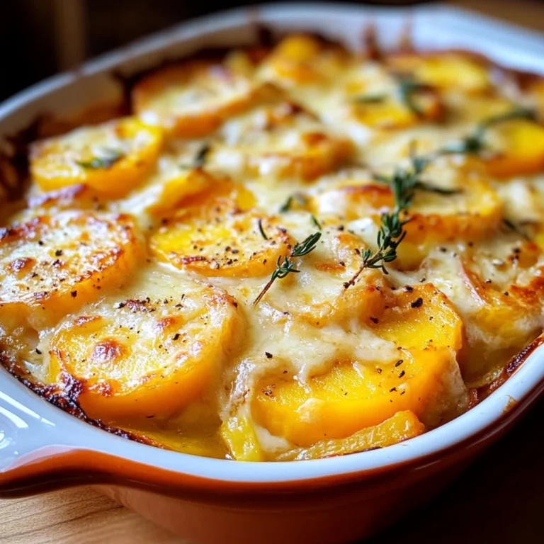 Cremiger Kürbis-Kartoffel-Auflauf