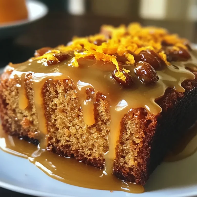 Date and Orange Loaf Cake with Orange Glaze