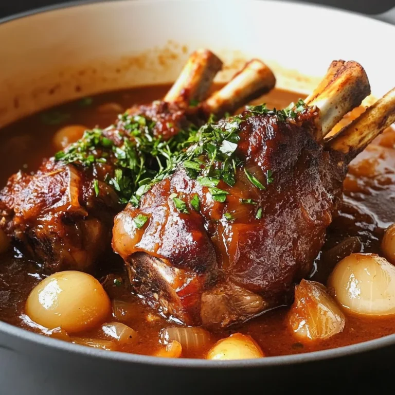 Greek-Style Braised Lamb Shanks