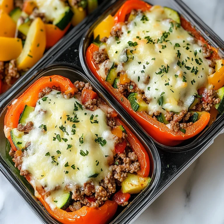 Meal Prep Unstuffed Pepper Bowls