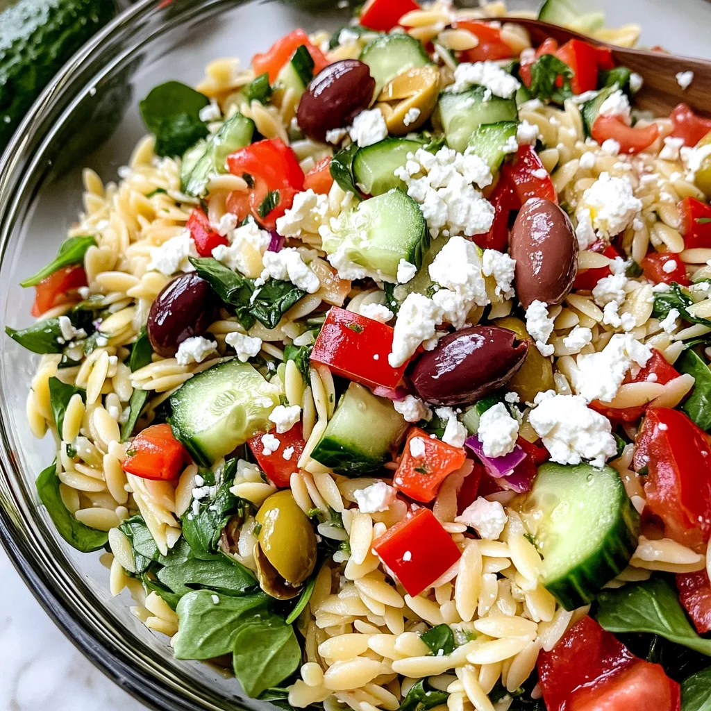 Mediterranean Orzo Salad Recipe