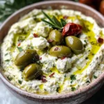Olive Lovers’ Dream Dip – Creamy Feta & Green Olive Spread