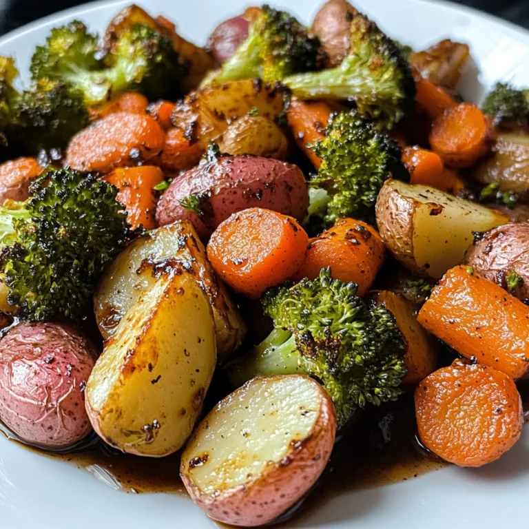 Oven Roasted Vegetables with Balsamic Vinegar