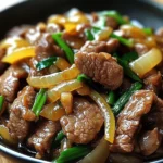 Savory Stir-Fried Beef with Sweet Onions in a Chinese-Style Sauce