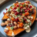 Sweet Potato with Butter Beans Crunch