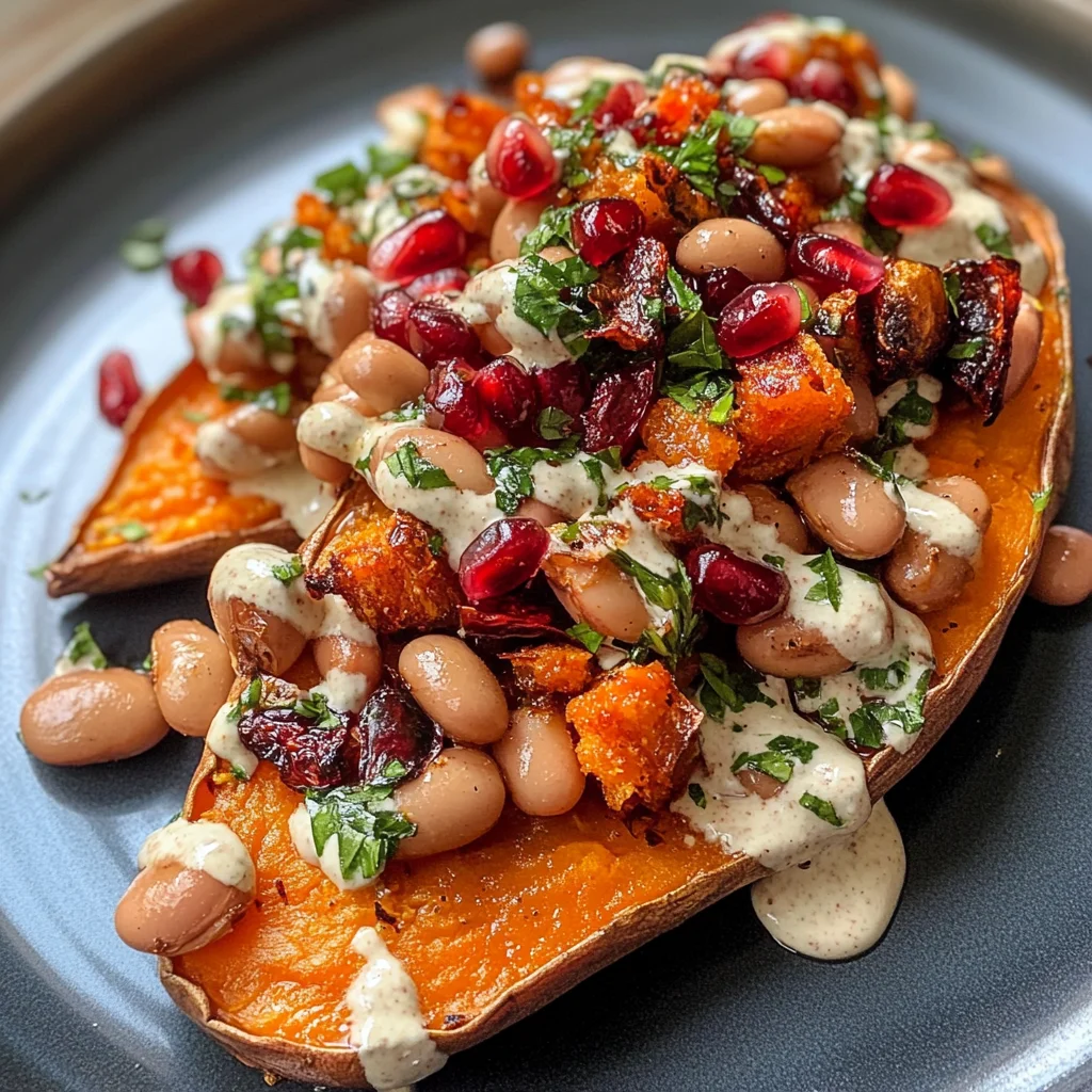 Sweet Potato with Butter Beans Crunch