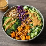 Thai Peanut Sweet Potato Buddha Bowl
