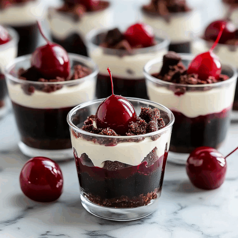 DLux Mini Dessert Cups – Black Forest Cake Recipe