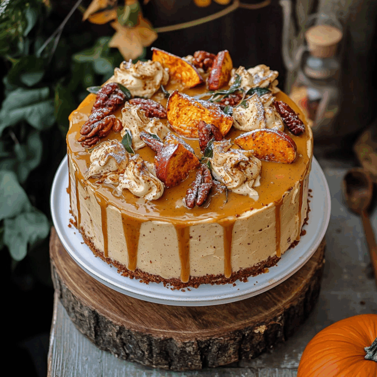 Salted Caramel Pumpkin Cake
