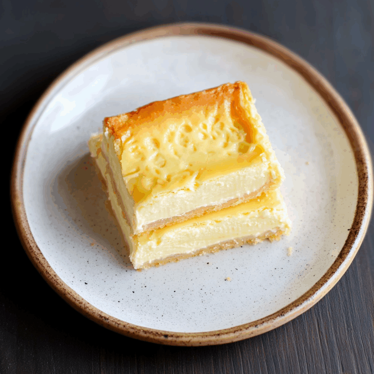 Vanilla Custard Cream Squares